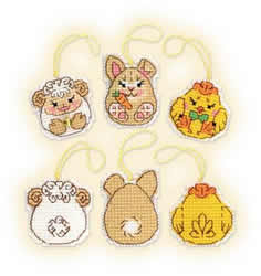 Cross stitch kit Easter Bunny and Friends - RIOLIS