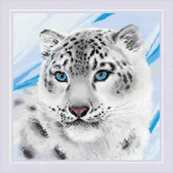 Cross stitch kit Snow Leopard - RIOLIS