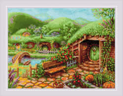 Cross stitch kit Green Hills - RIOLIS