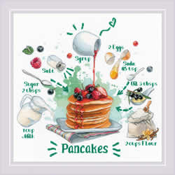 Borduurpakket Recipe - Pancakes - RIOLIS
