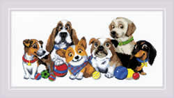 Cross stitch kit Dog Show - RIOLIS