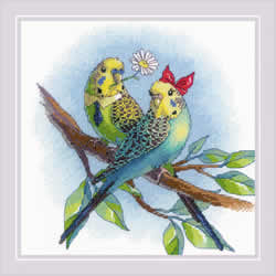 Cross stitch kit Love is in the Air - RIOLIS