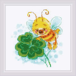 Cross stitch kit Lucky Clover - RIOLIS