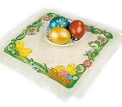 Cross stitch kit Easter Table Topper - RIOLIS