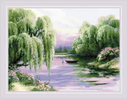 Cross stitch kit Quiet Morning - RIOLIS