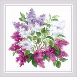 Borduurpakket Lilac Blossoms - RIOLIS