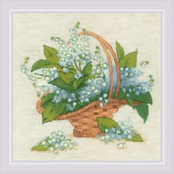 Cross stitch kit Forest Lily of the Valley - RIOLIS