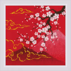 Cross stitch kit Under Heaven - Hills - RIOLIS