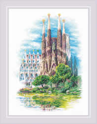 Cross stitch kit Sagrada Familia - RIOLIS