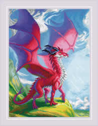 Borduurpakket Your Mighty Dragon - RIOLIS