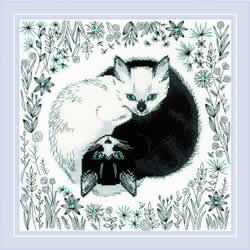 Cross stitch kit Yin and Yang - RIOLIS