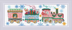 Cross stitch kit Holiday Train - RIOLIS