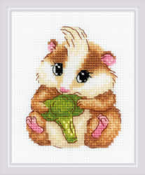 Cross stitch kit Cute Hamster - RIOLIS