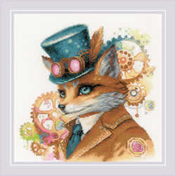 Cross stitch kit Steampunk Fox - RIOLIS