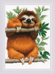 Cross stitch kit Sloth - RIOLIS