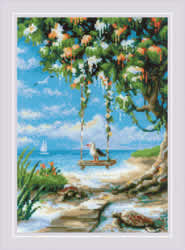 Cross stitch kit Beach Swing - RIOLIS