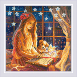 Cross stitch kit Magic Book - RIOLIS
