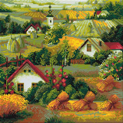 Diamond Mosaic Serbian Landscape - RIOLIS