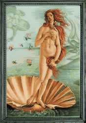 Cross stitch kit The Birth of Venus after S.Bottichelli's Painting - RIOLIS