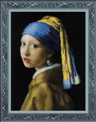 Borduurpakket Girl with a Pearl Earring after J. Vermeer's Painting - RIOLIS