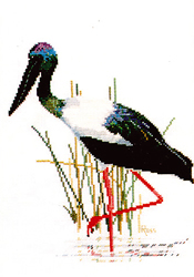 Borduurpatroon Jabiru - Ross Originals