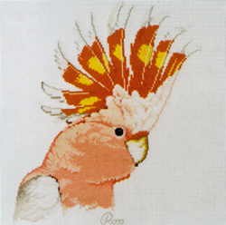 Cross Stitch Chart Major Mitchel Cockatoo - Ross Originals