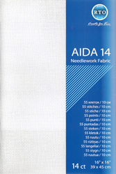 Fabric Aida 14 count - White - RTO