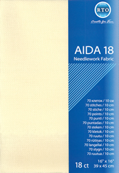 Borduurstof Aida 18 count - Ecru - RTO