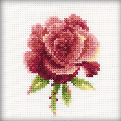 Cross Stitch Kit Red Rose - RTO