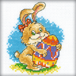 Borduurpakket Easter Rabbit - RTO