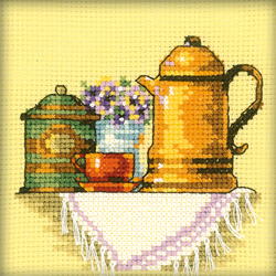 Cross Stitch Kit A Cup of Coffee in The Morning - RTO