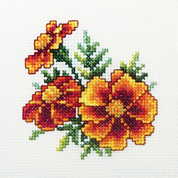 Cross Stitch Kit Marigold - RTO