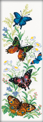 Cross Stitch Kit Flying Butterflies - RTO