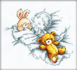 Cross Stitch Kit Baby Sleeps - RTO