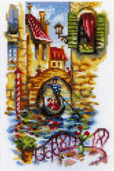 Cross Stitch Kit Ptcturesque Canals of Venice - RTO