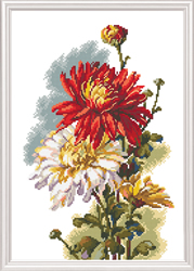 Cross Stitch Kit Chrysanthemum - RTO