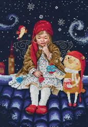 Cross stitch kit Fairy Tales on the Roofs - RTO