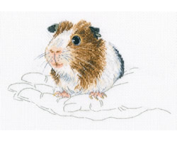 Cross stitch kit In Palms - Guinea Pig  - RTO