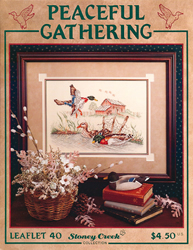 Cross Stitch Chart Peaceful Gathering - Stoney Creek