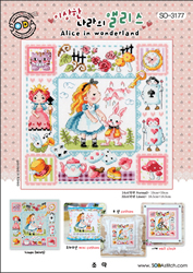 Cross Stitch Chart Alice in wonderland - Soda Stitch