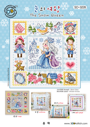 Cross stitch chart The Snow Queen - Soda Stitch