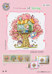 Cross stitch chart Treehouse of Spring - Soda Stitch