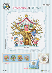 Cross stitch chart Treehouse of Winter - Soda Stitch