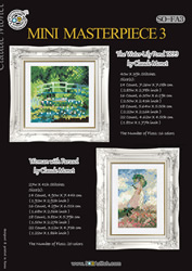 Borduurpatroon Mini Masterpiece 3 - Monet - Soda Stitch