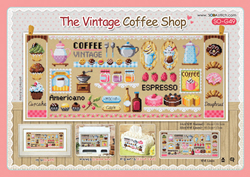 Borduurpatroon The Vintage Coffee Shop - Soda Stitch