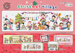 Cross Stitch Chart Christmas Village - Soda Stitch