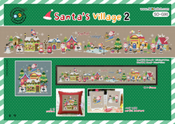 Borduurpatroon Santa's Village 2 - Soda Stitch