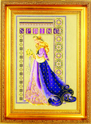 Cross stitch chart Celtic Spring - Lavender & Lace
