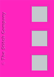 3 Passe-partout kaarten met Envelop Pink - The Stitch Company