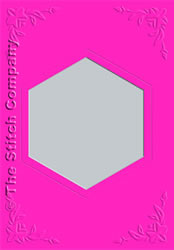 3 Aperture cards with Envelope Pink - The Stitch Company